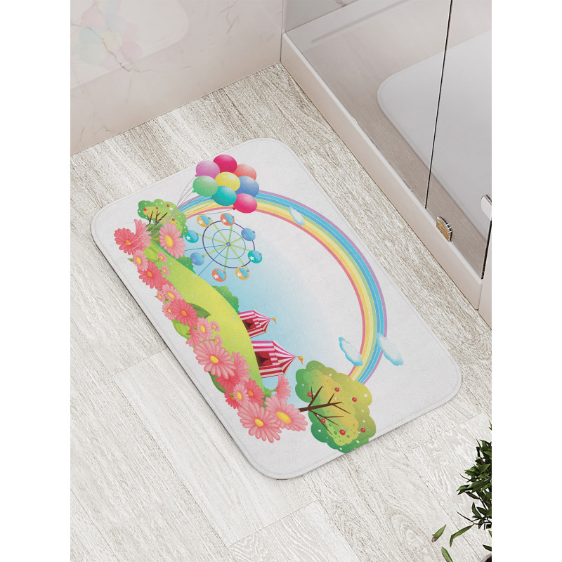 Village Hill Circus Bath Mat