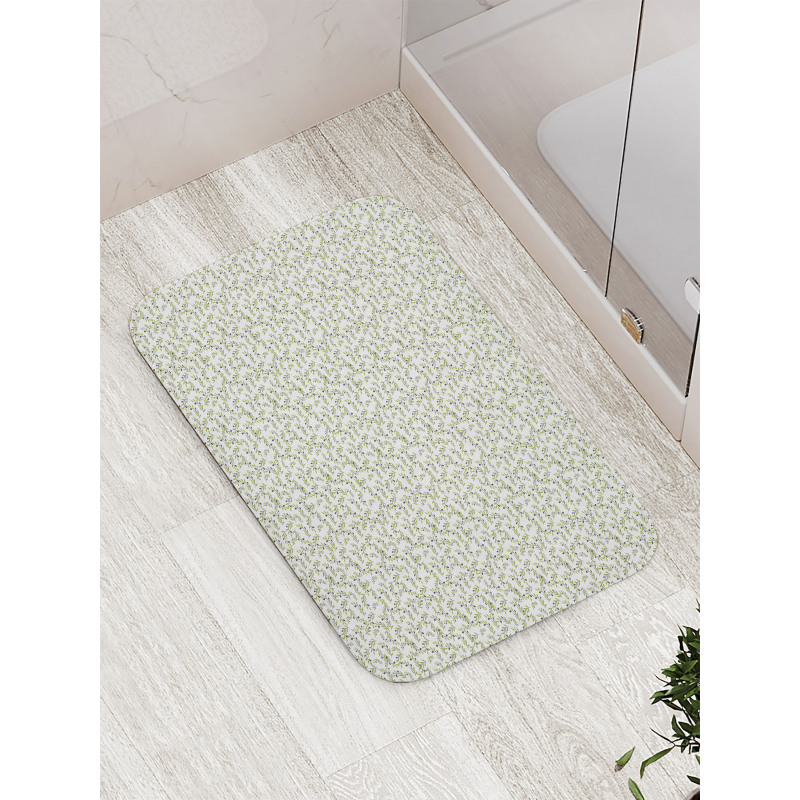 Peace Branches Leaves Art Bath Mat