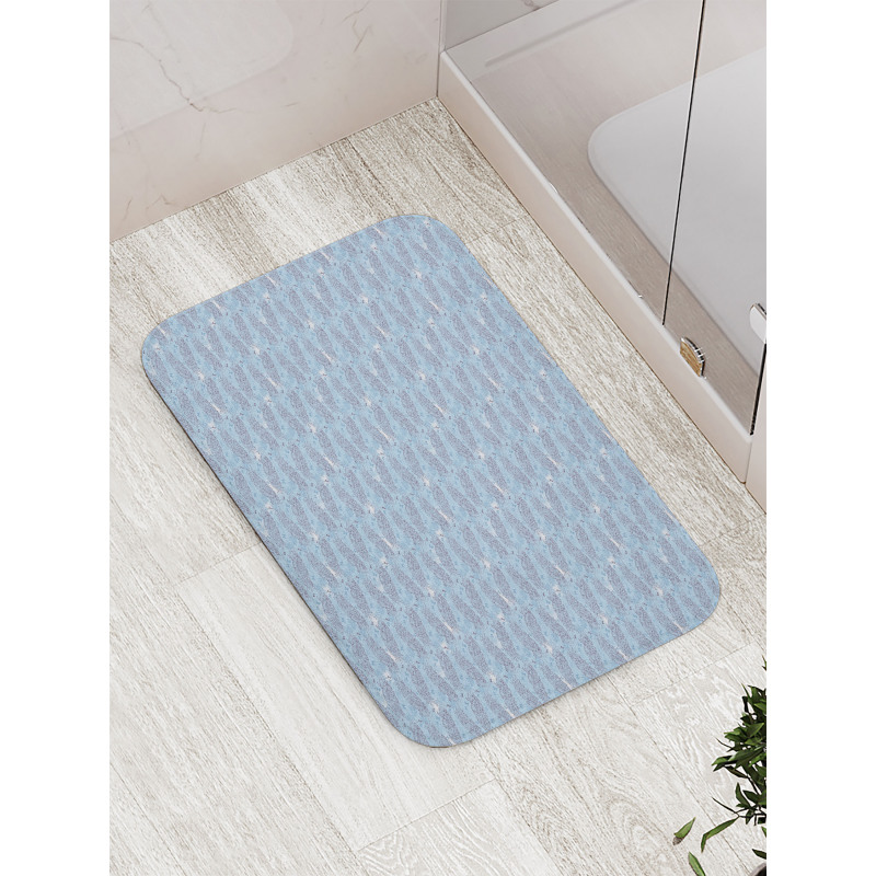 Bird Leaf Little Butterfly Bath Mat