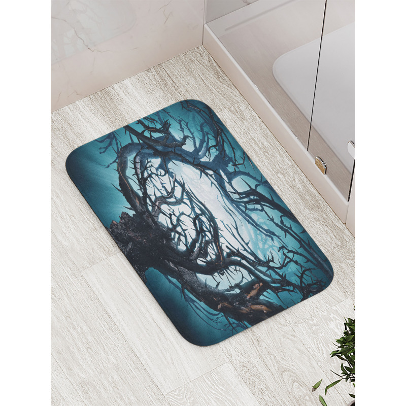 Night Big Mystic Tree Bath Mat