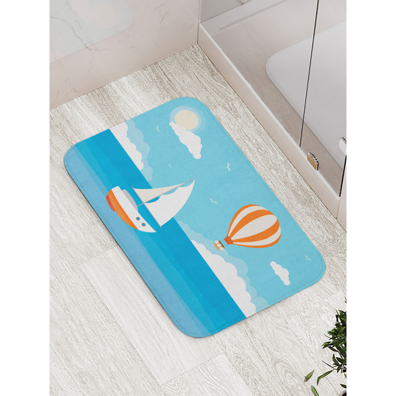 Boat Holiday Sea Bath Mat