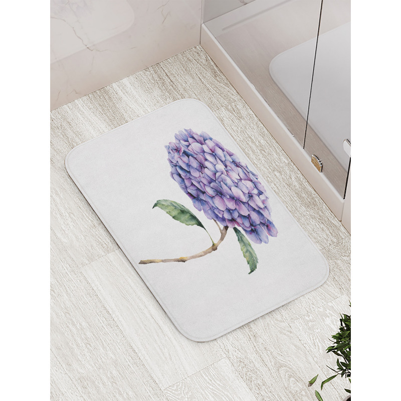 Fine Art Paint of Flower Bath Mat