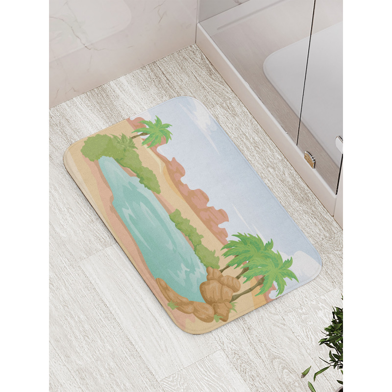 Scenic Eastern Sahara Vibes Bath Mat