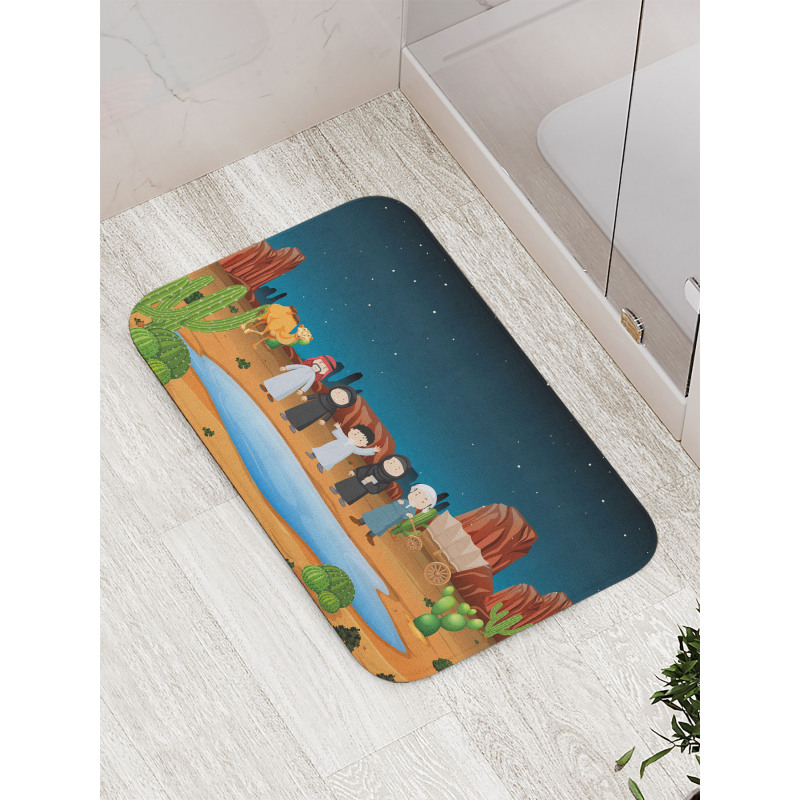 Eastern Traditional Family Bath Mat