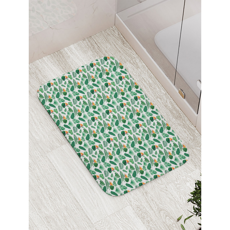 Jungle Flora Foliage Bath Mat