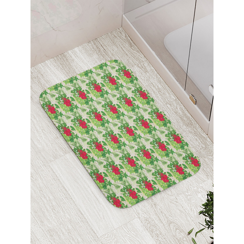 Rhythmic Vivid Bouquet Bath Mat