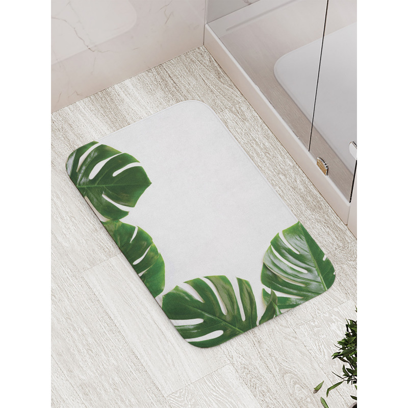 Swiss Cheese Plant Bath Mat