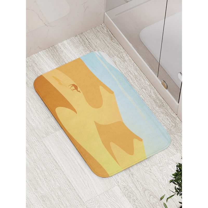 Little Camel on Desert Hills Bath Mat