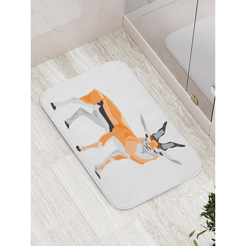 Thomson's Gazelle Cartoon Bath Mat