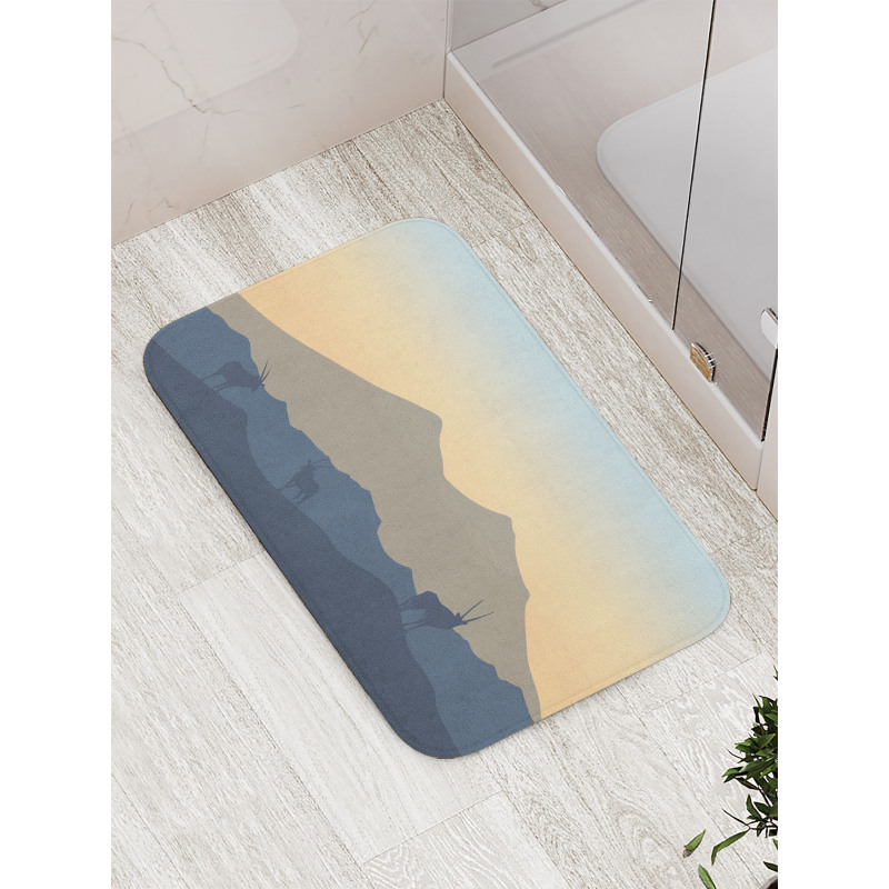 Hills with Open Sky Art Bath Mat