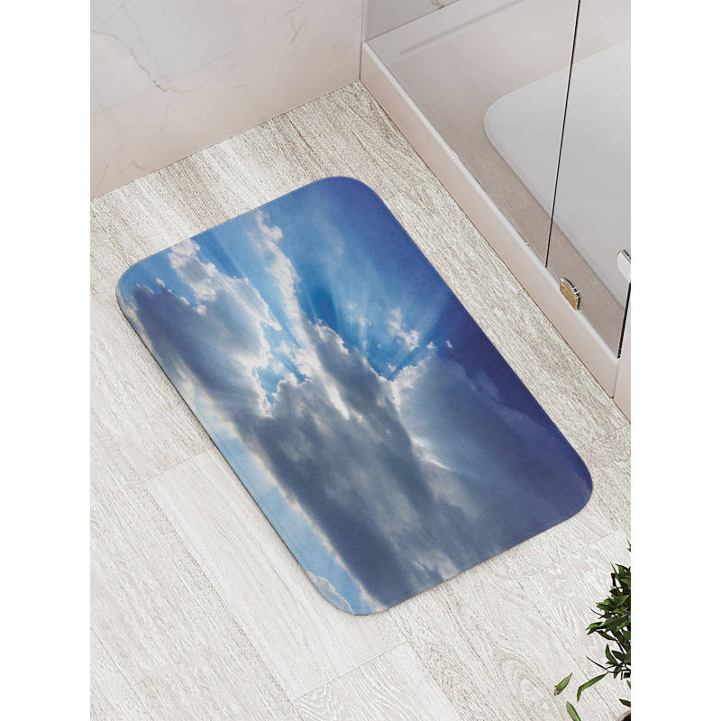 Sunbeams from Clouds Bath Mat