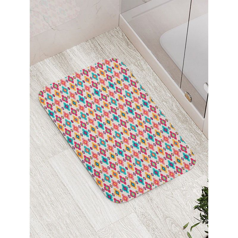 Floral Colorful Array Bath Mat