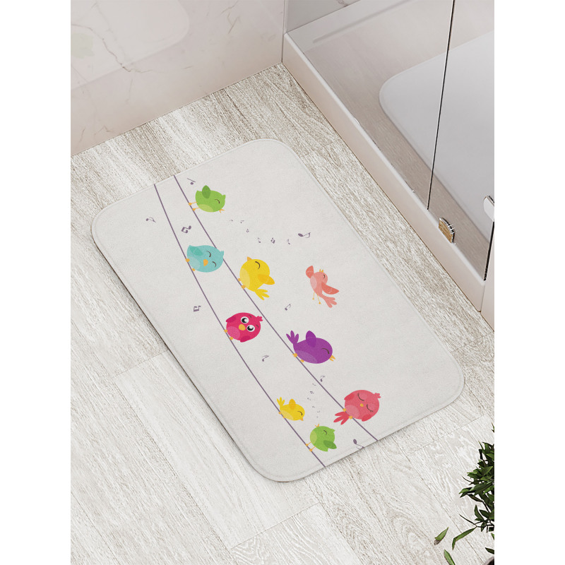 Singing Cartoon Bath Mat