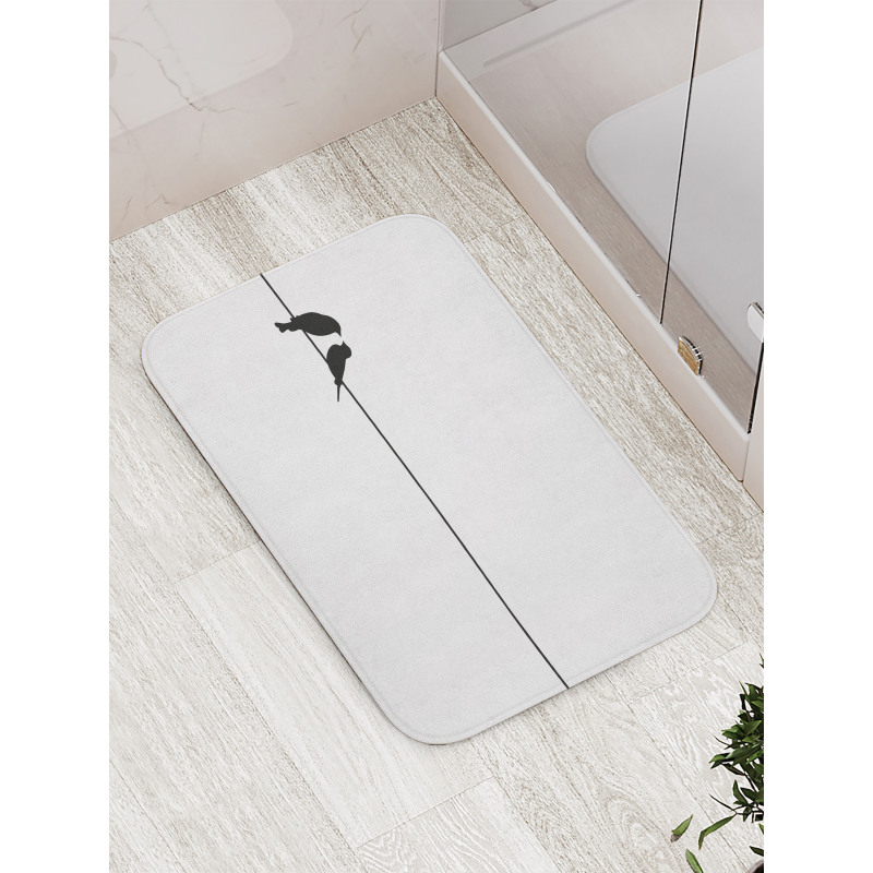 Minimal Romance Art Bath Mat