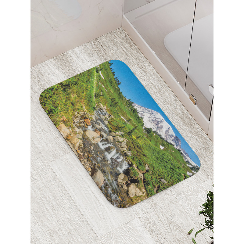 Edith Creek Mount Rainier Bath Mat