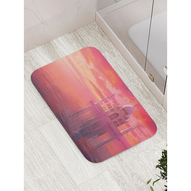 Romantic Taj Mahal Display Bath Mat