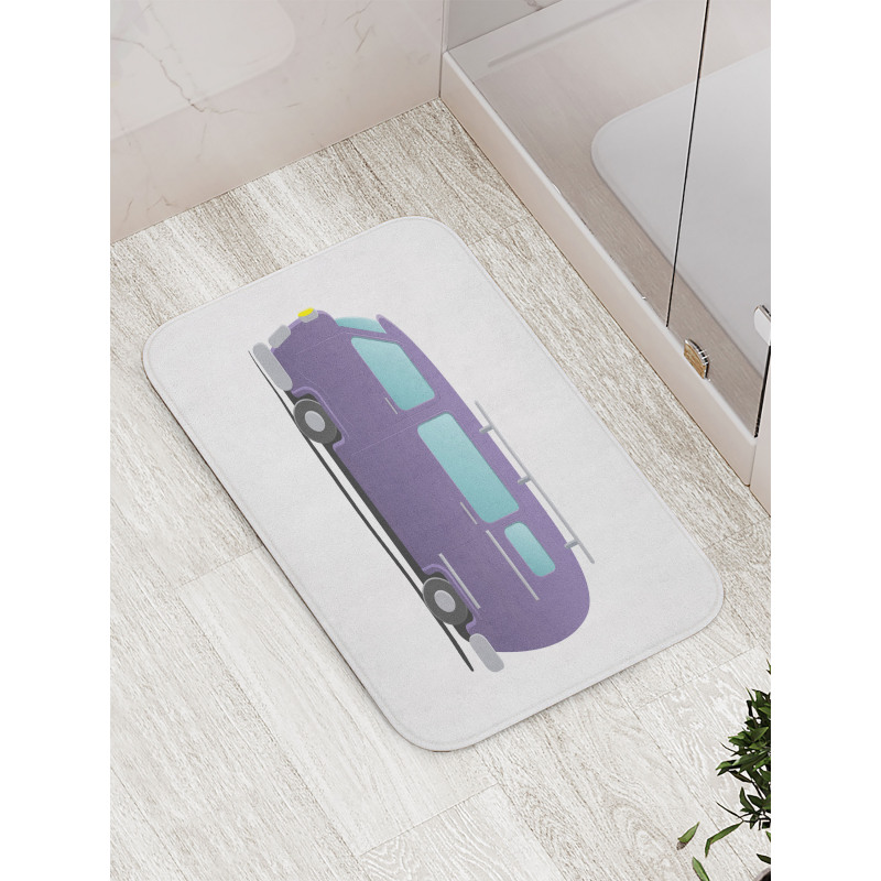 Side View Funny Van Bath Mat