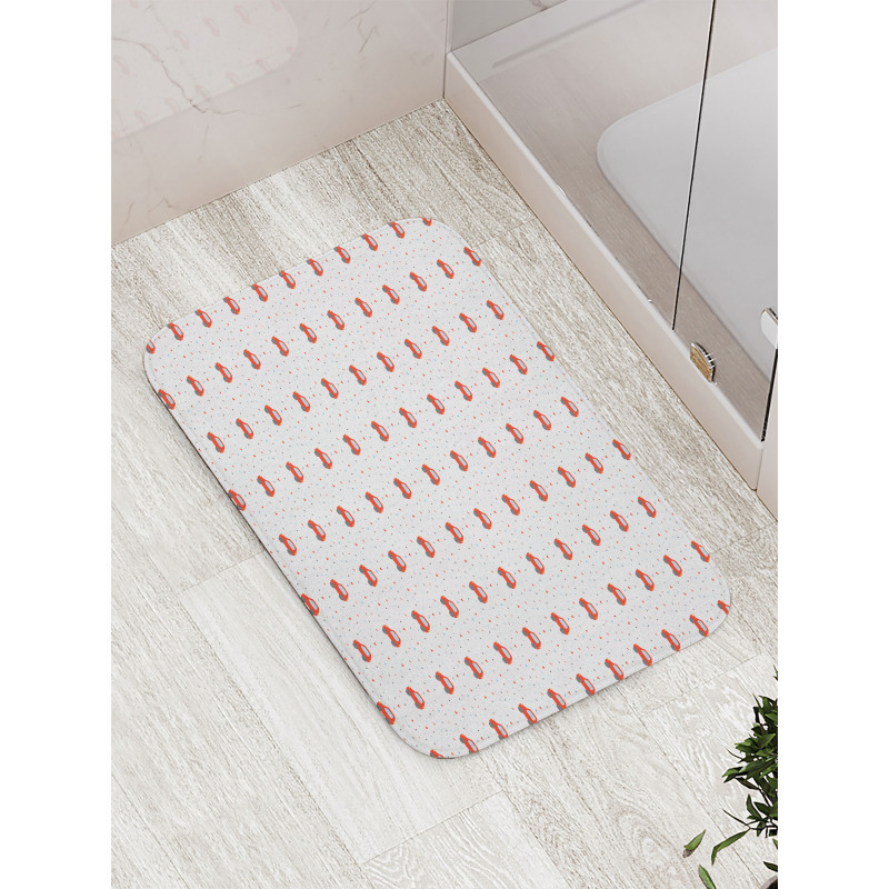 Rounds Hearts and Cars Bath Mat