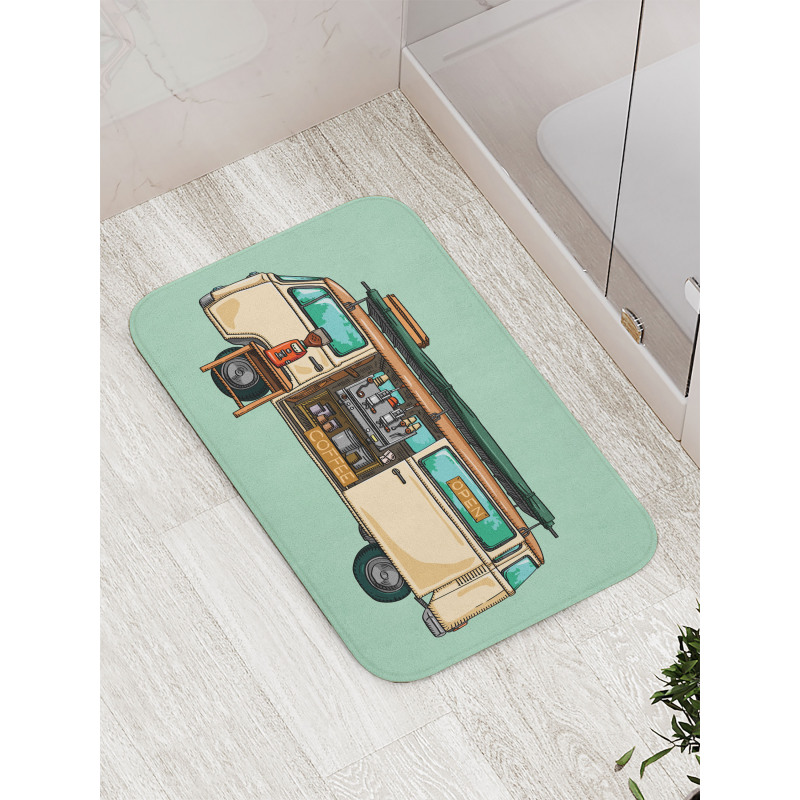 Street Coffee Van Bath Mat