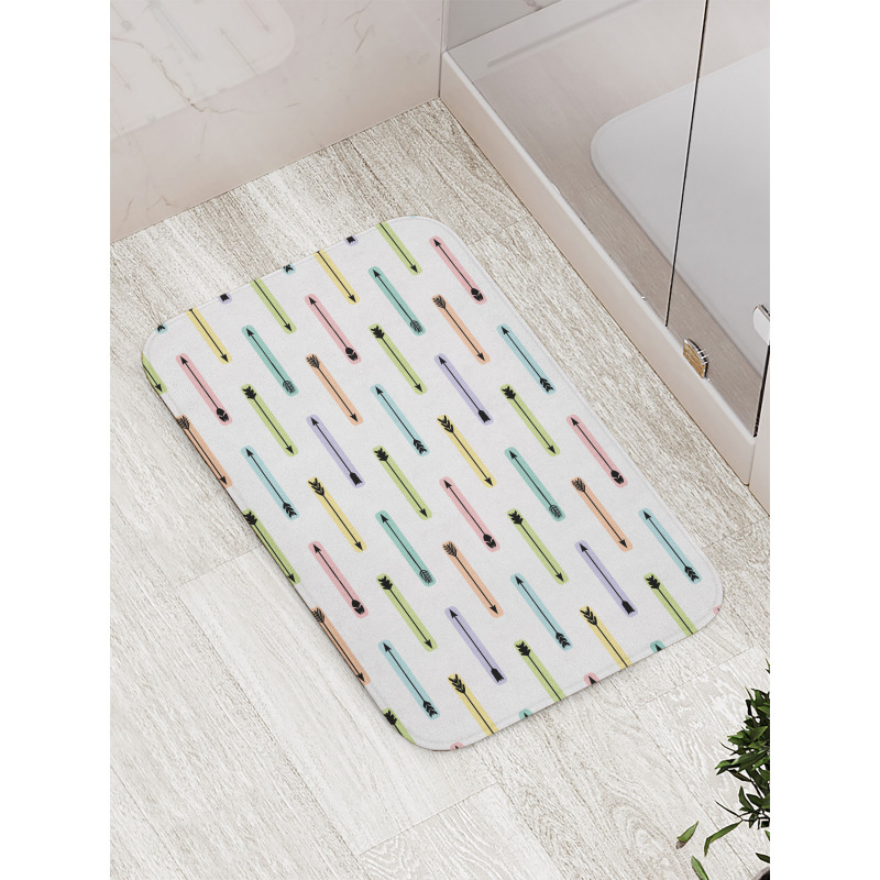 Long Pointy Bath Mat