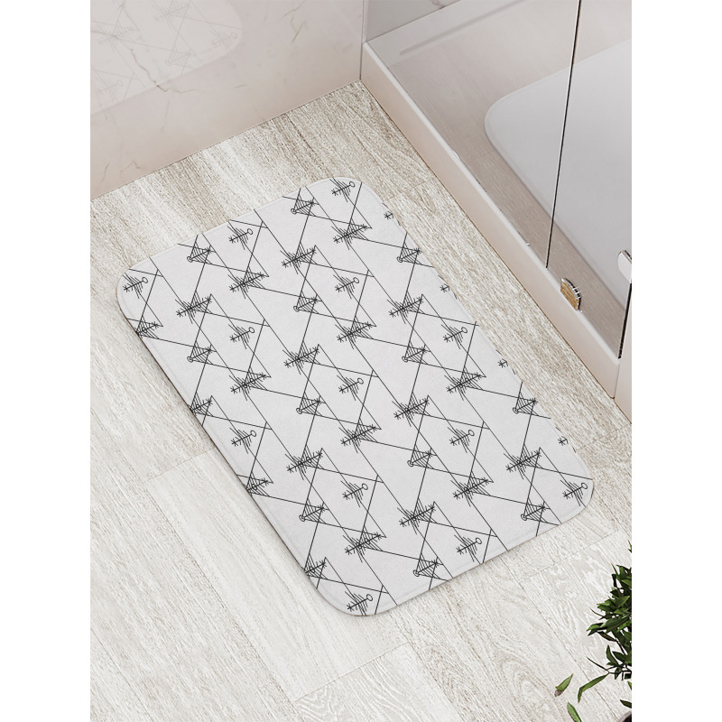 Slender Symmetric Bath Mat