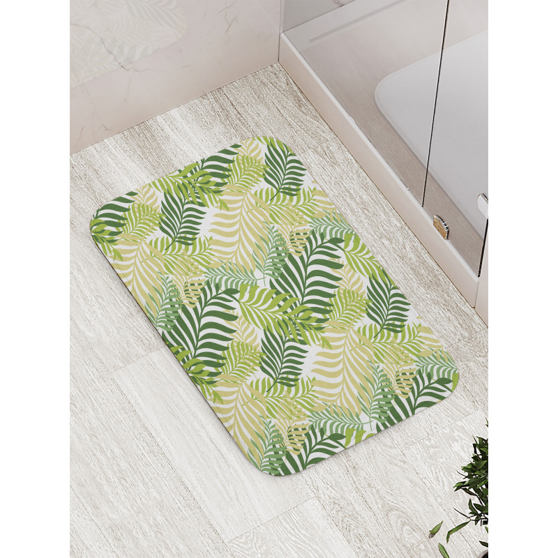 Tropic Exotic Palm Trees Bath Mat