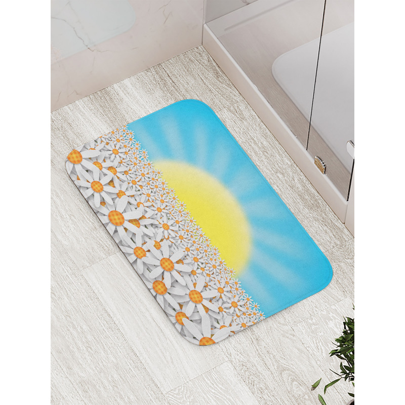 Sun and Daisies Bath Mat