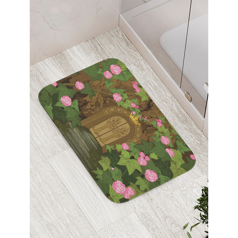 Gate to a Tree Bath Mat