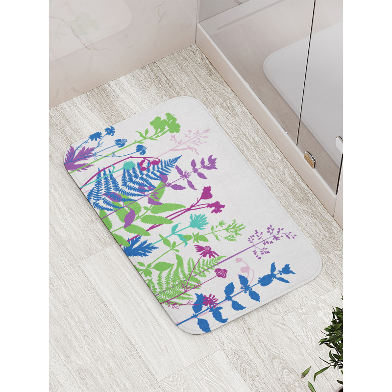 Colorful Botany Bath Mat