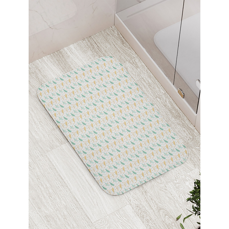 Little Birds and Dots Bath Mat