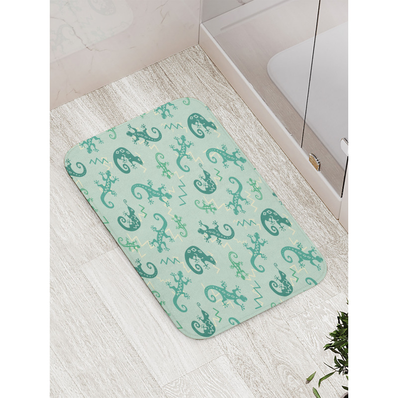 Exotic Lizard Reptile Bath Mat