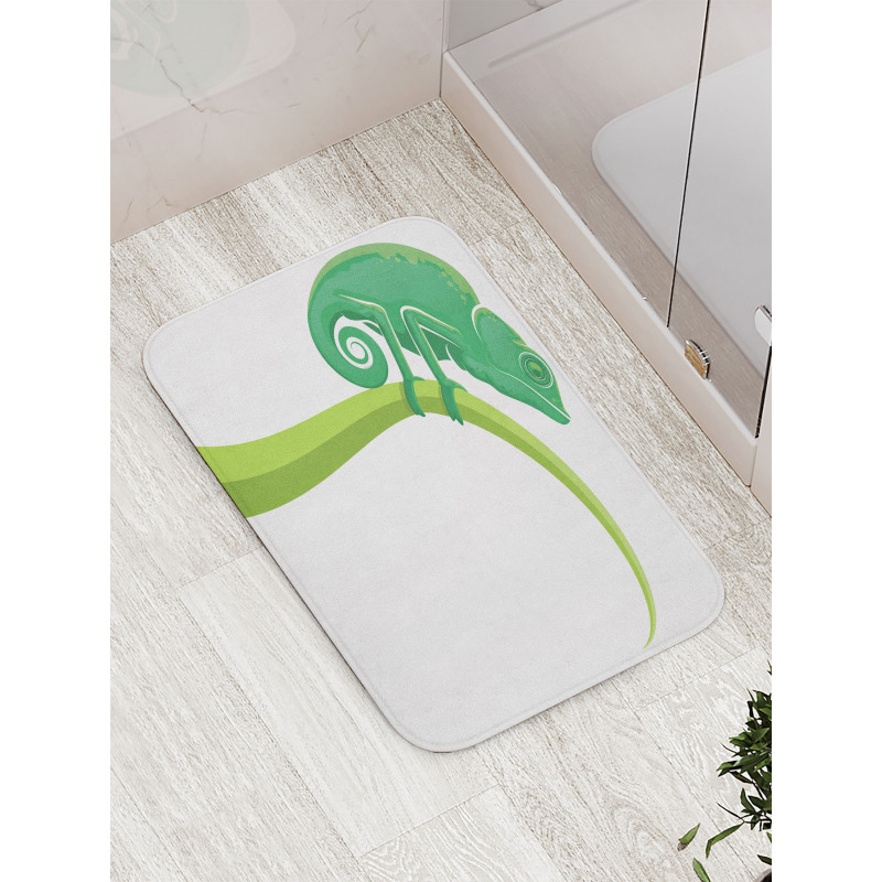 Exotic Grumpy Lizard Bath Mat