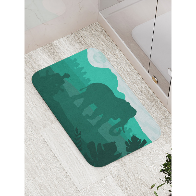 Mystic Animal and Yogi Bath Mat