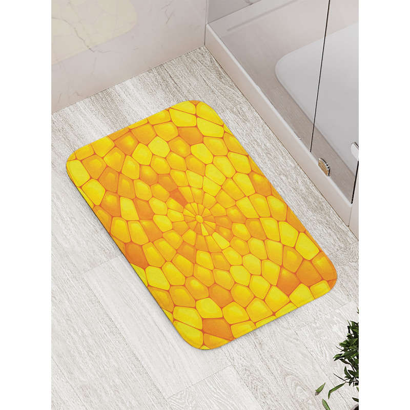 Abstract Corn Pattern Bath Mat