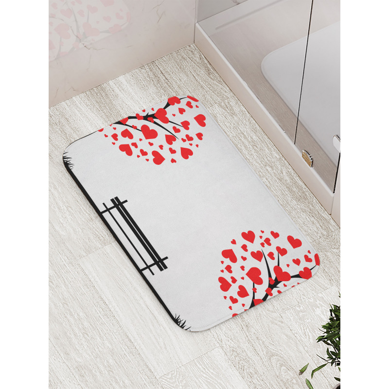 Heart Romance Love Art Bath Mat