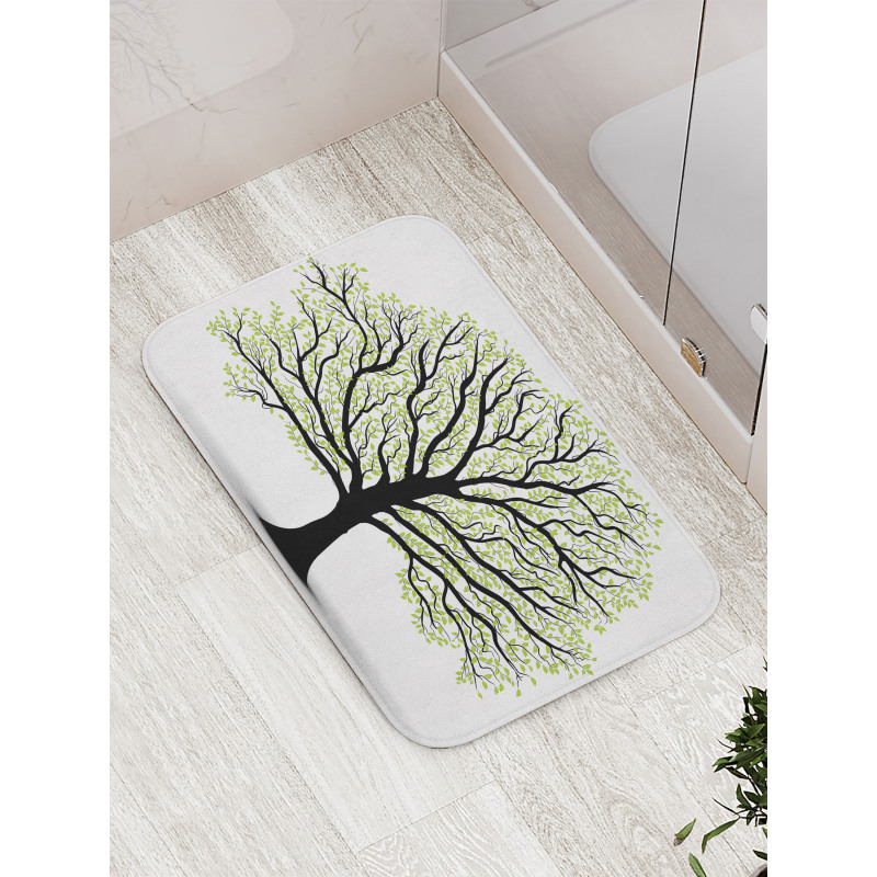 Lush Leaves Bath Mat