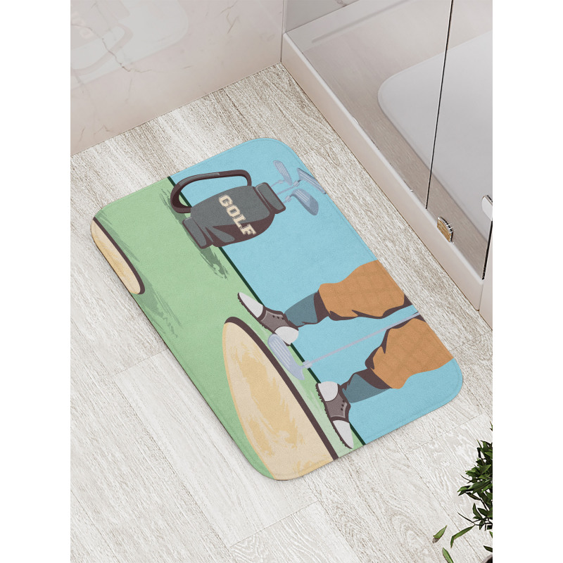 Golfer and Lofter Bath Mat