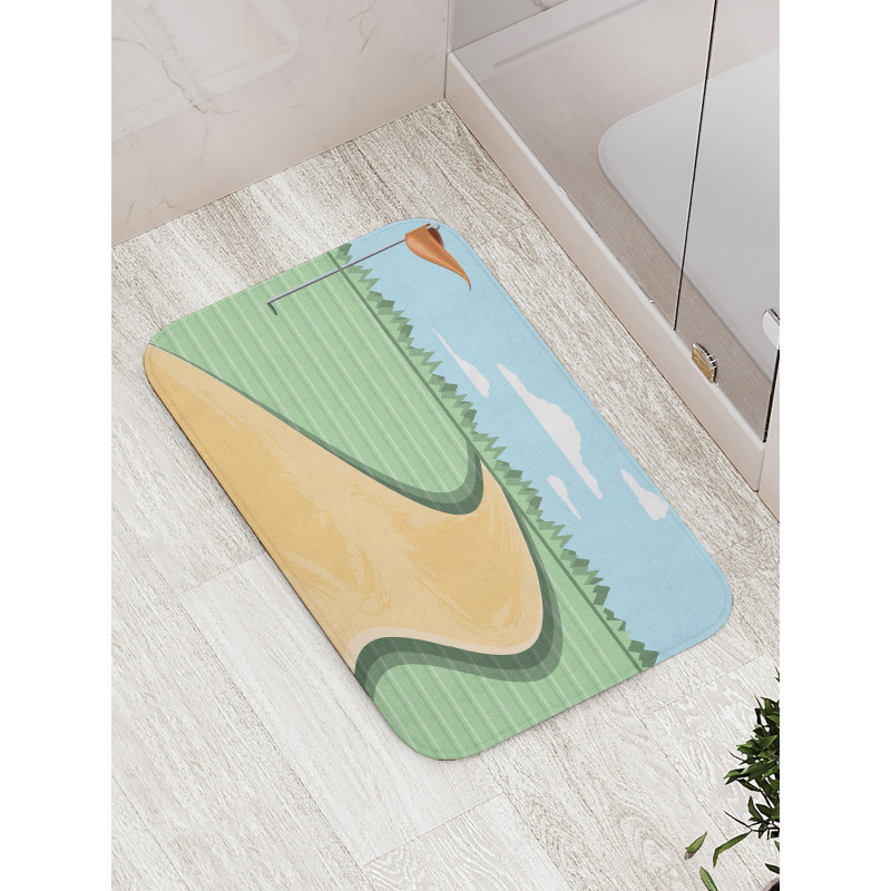 Road Hole Flag Bath Mat