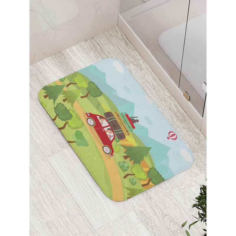 Road Tripping Family Bath Mat