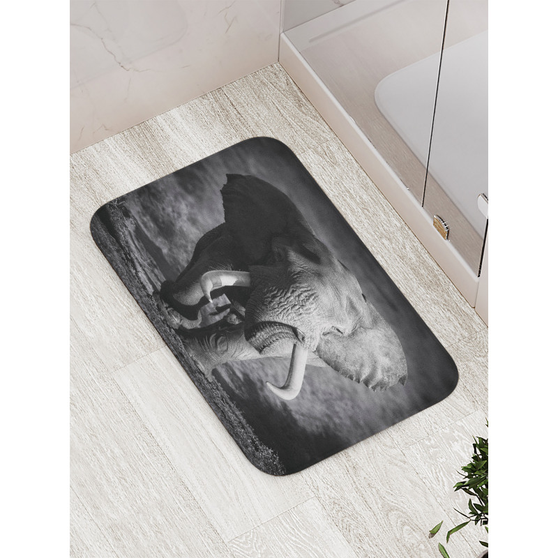 Exotic Wildlife Elephant Bath Mat