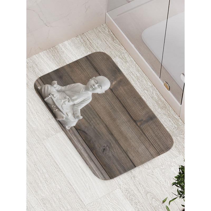 Meditating Asian Baby Bath Mat