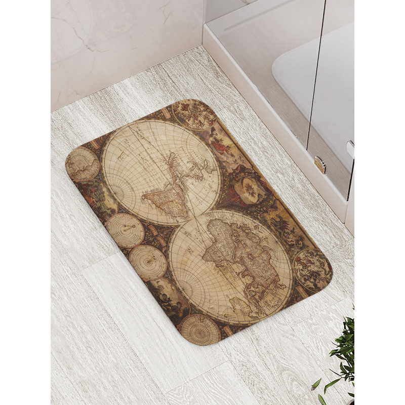 Historic Old Atlas Bath Mat