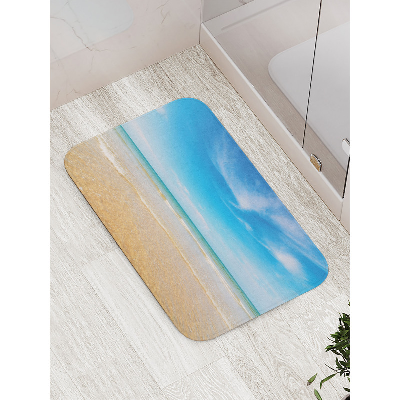 Tropic Sea Sky Scenery Bath Mat