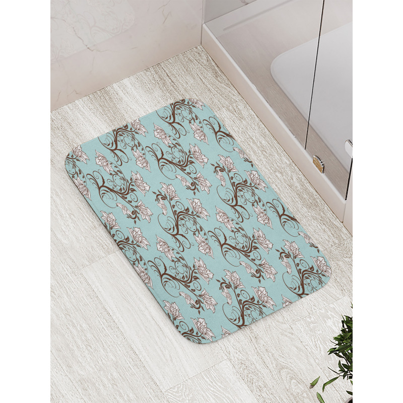 Royal Flower Arrangements Bath Mat