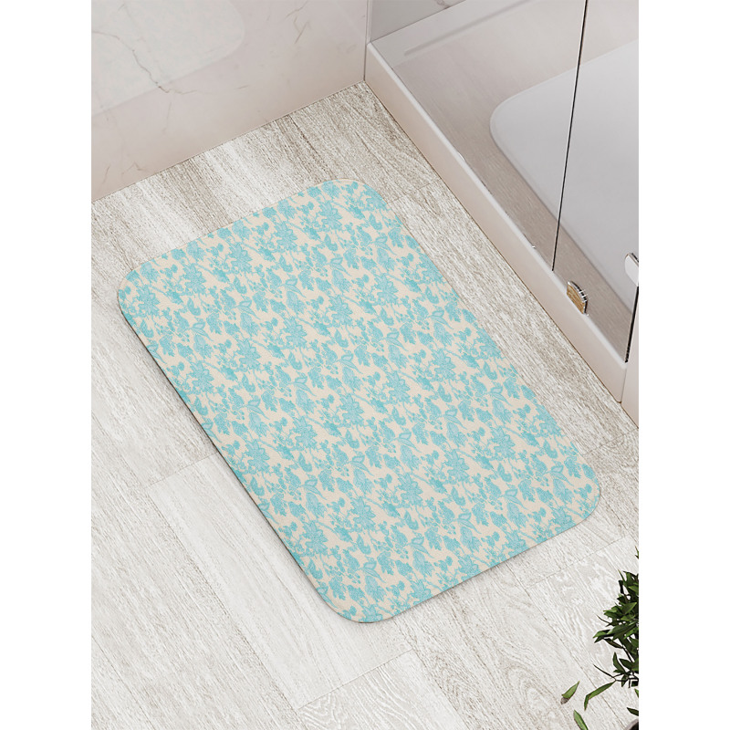 Oriental Blooming Bath Mat