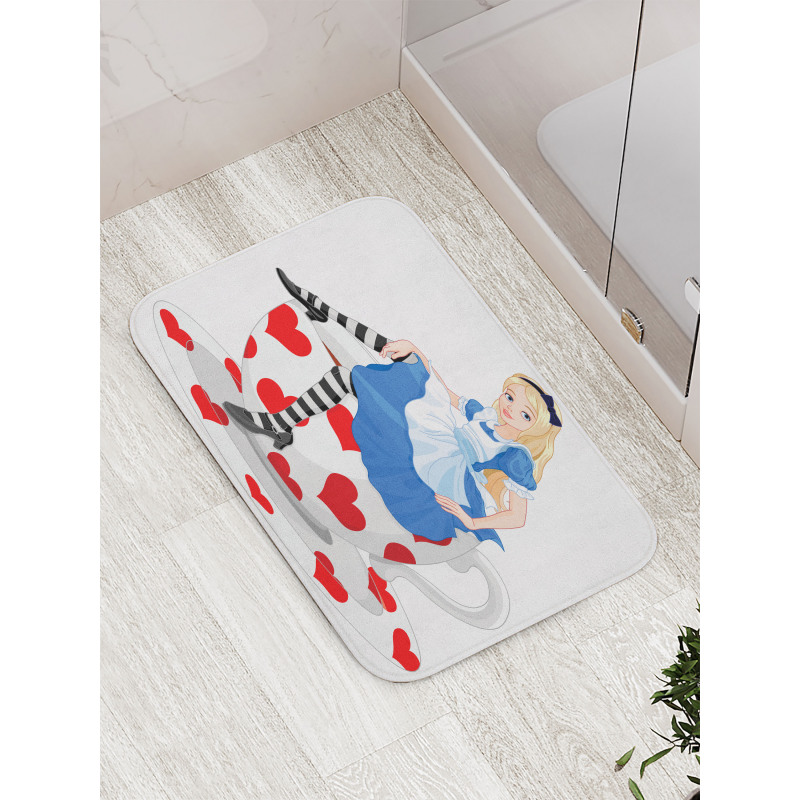 Alice with Cup Bath Mat