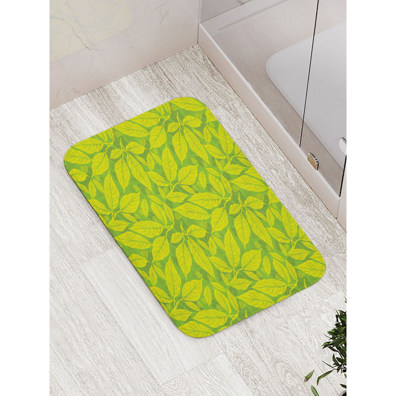 Nature Eco Art Leaves Bath Mat