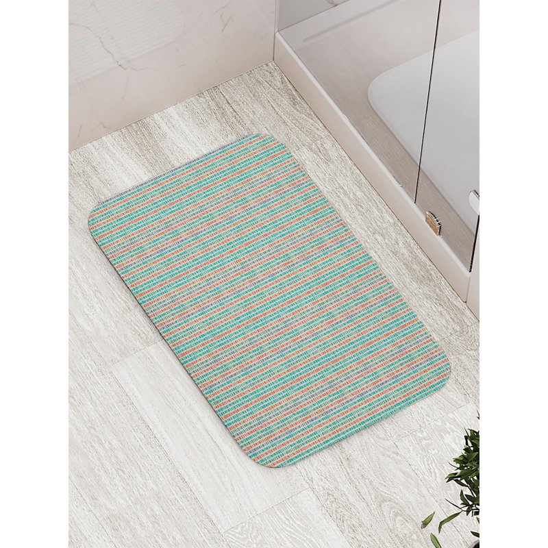 Irregular Terrazzo Shapes Bath Mat