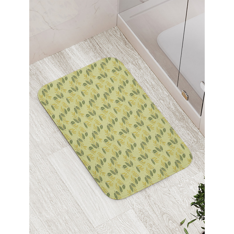 Exotic Tiny Flora Art Bath Mat