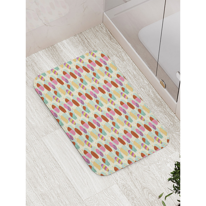 Summertime Tasty Motif Bath Mat